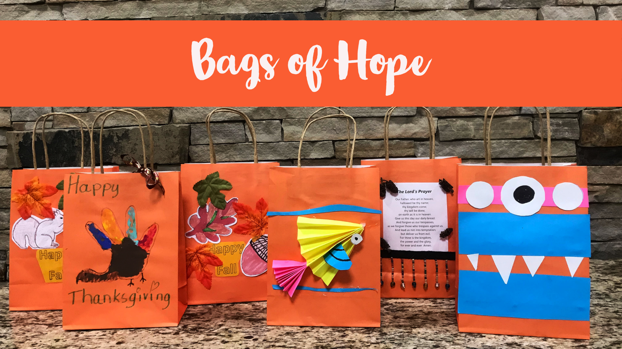 Bags of hope- senior ministry