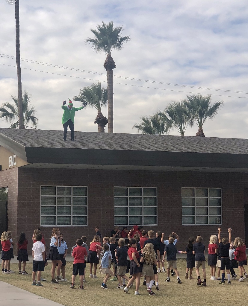 elf on the roof